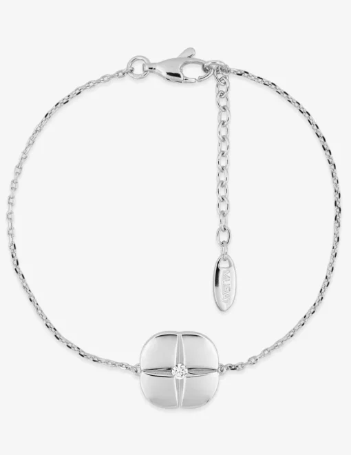 Bracelet en argent 925 ‰ rhodié et oxyde de zirconium SO OR