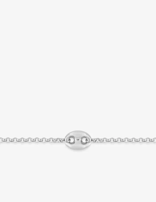Bracelet en argent 925 ‰ rhodié avec motif grain de café SO OR