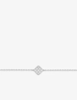 Bracelet en argent 925 ‰ rhodié avec motif losange SO OR