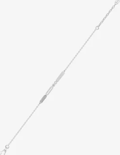 Bracelet en argent 925 ‰ souple avec oxyde de zirconium SO OR