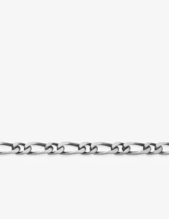 Bracelet en argent 925 ‰ vieilli, maille alternée 1 + 1 SO OR