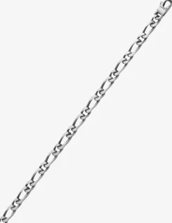 Bracelet en argent 925 ‰ vieilli, maille alternée 1 + 1 SO OR