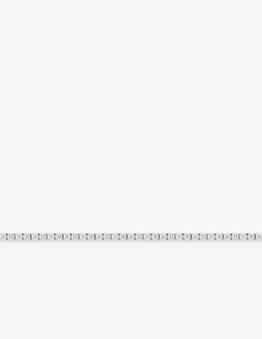 Bracelet en or blanc 375 ‰, diamants synthétiques 1,04 ct SO OR