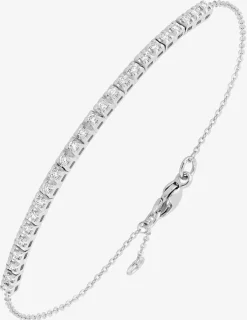 Bracelet en or blanc 375‰ avec 25 diamants synthétiques 0,25 ct F-VS SO OR