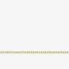 Bracelet en or jaune 375 ‰ et diamants synthétiques 1,04 ct maille tennis SO OR