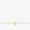 Bracelet en or jaune 375 ‰, motif cœur SO OR