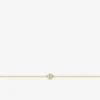 Bracelet en or jaune 375‰ avec diamant synthétique 0,12 ct F-VS SO OR