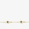 Bracelet en or jaune et blanc 375 ‰ et saphir SO OR