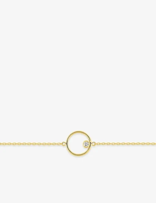 Bracelet en plaqué or et oxyde de zirconium SO OR