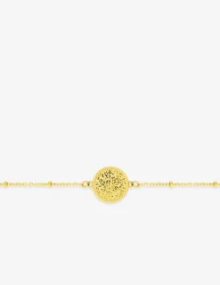 Bracelet et motif en acier doré SO OR