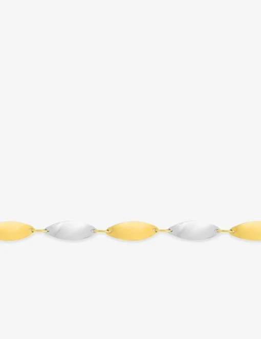 Bracelet fantaisie 2 ors 750 ‰ SO OR