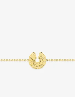 Bracelet fantaisie acier doré 19 cm SO OR