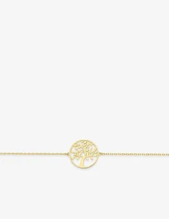 Bracelet fantaisie arbre de vie or jaune 750 ‰ SO OR