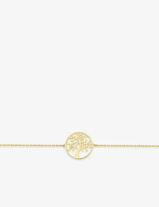 Bracelet fantaisie arbre de vie or jaune 750 ‰ SO OR