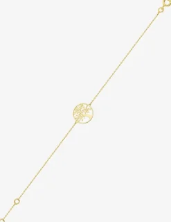 Bracelet fantaisie arbre de vie or jaune 750 ‰ SO OR