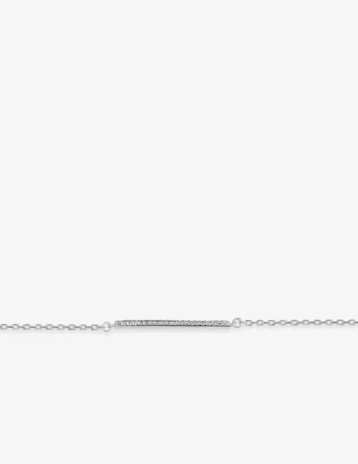 Bracelet fin en argent 925 ‰ rhodié SO OR