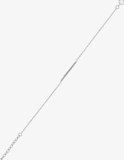 Bracelet fin en argent 925 ‰ rhodié SO OR