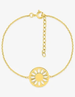 Bracelet fleur en plaqué or SO OR