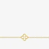 Bracelet fleur or jaune 375 ‰ SO OR