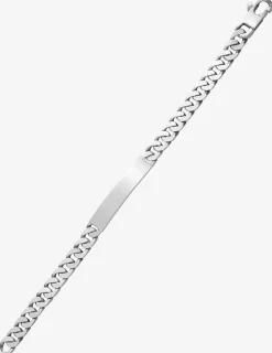 Bracelet gourmette argent 925 ‰ à graver SO OR