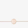 Bracelet Harmonie Or rose 375‰ et jeton laque ivoire SO OR