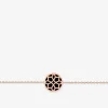Bracelet Harmonie Or rose 375‰ et jeton laque noir de Jais SO OR