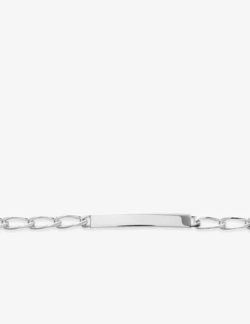 Bracelet identité maille cheval en argent 925 ‰ poli SO OR
