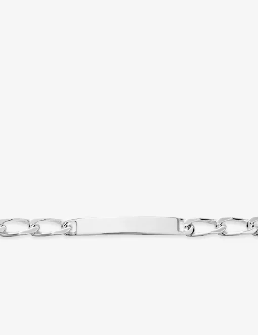 Bracelet identité maille cheval, argent 925 ‰ poli SO OR
