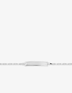 Bracelet identité pour bébé en argent 925 ‰ rhodié SO OR