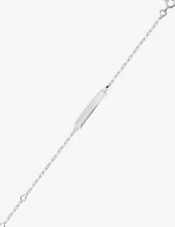 Bracelet identité pour bébé en argent 925 ‰ rhodié SO OR