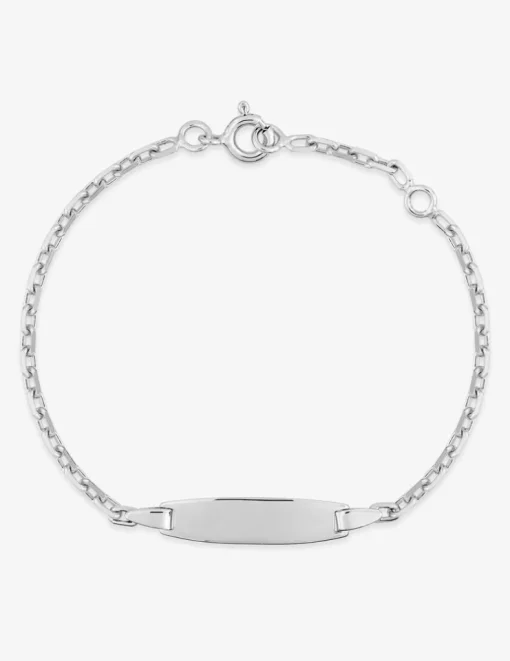 Bracelet identité pour bébé, argent 925 ‰ rhodié SO OR