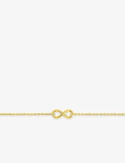 Bracelet infini bombé plaqué or SO OR
