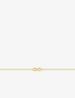Bracelet infini en or jaune 375 ‰ SO OR