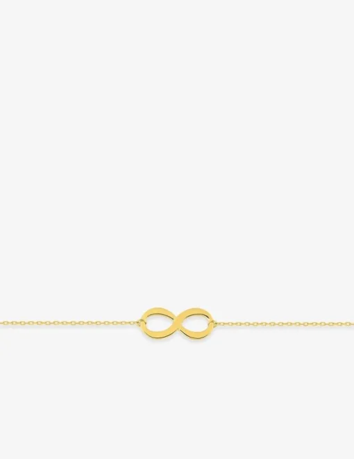 Bracelet infini or jaune 750 ‰ SO OR