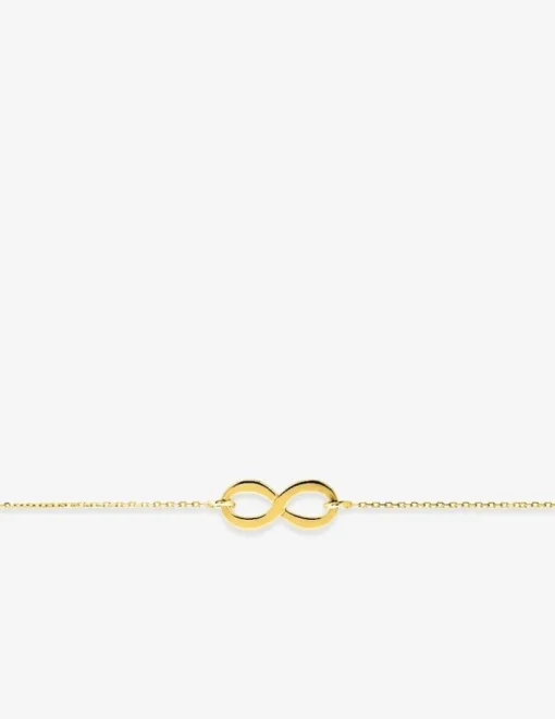 Bracelet infini plaqué or SO OR