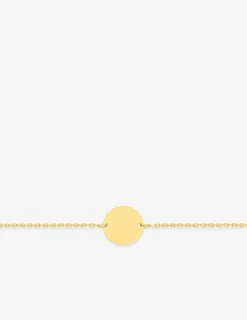 Bracelet jeton 12 mm personnalisable plaqué or SO OR