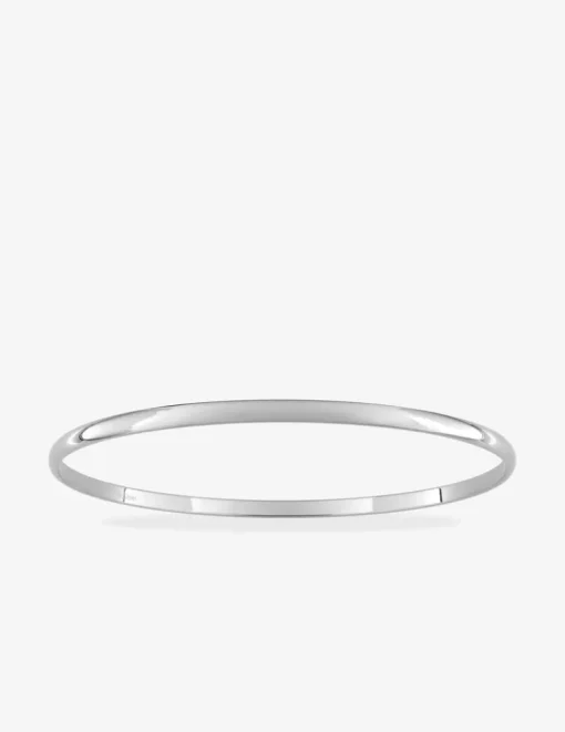 Bracelet jonc acier gris rigide SO OR