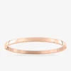 Bracelet jonc en acier rose SO OR