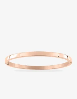 Bracelet jonc en acier rose SO OR