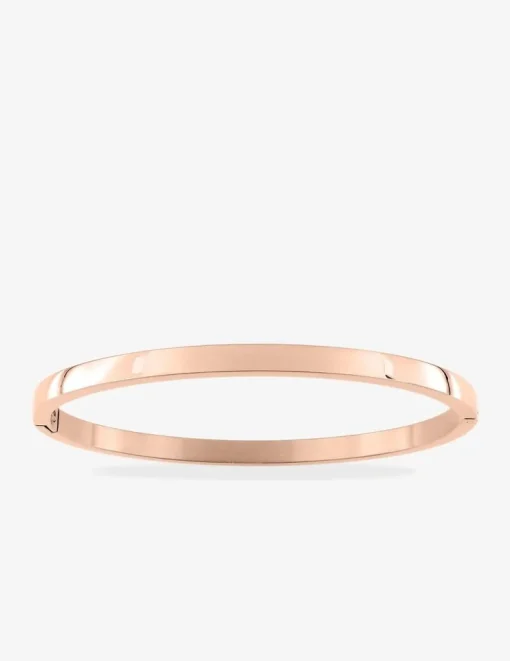 Bracelet jonc en acier rose SO OR