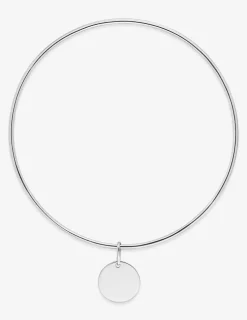 Bracelet jonc en argent 925‰ rhodié fil 1,5 mm SO OR