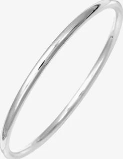 Bracelet jonc fil rond 4 mm argent 925‰ rhodié SO OR