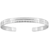 Bracelet jonc homme en 925 ‰ rhodié SO OR