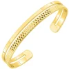 Bracelet jonc ouvert plaqué or SO OR