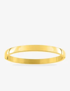 Bracelet jonc ouvrant 6 mm acier doré SO OR