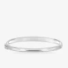Bracelet jonc tube ovale 5,5 mm argent 925‰ rhodié SO OR