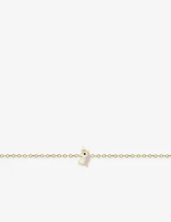 Bracelet licorne plaqué or et laque SO OR