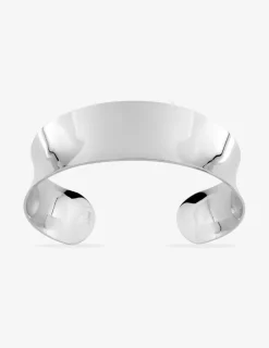 Bracelet manchette concave acier SO OR