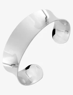 Bracelet manchette concave acier SO OR