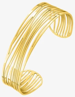 Bracelet manchette fils acier doré SO OR